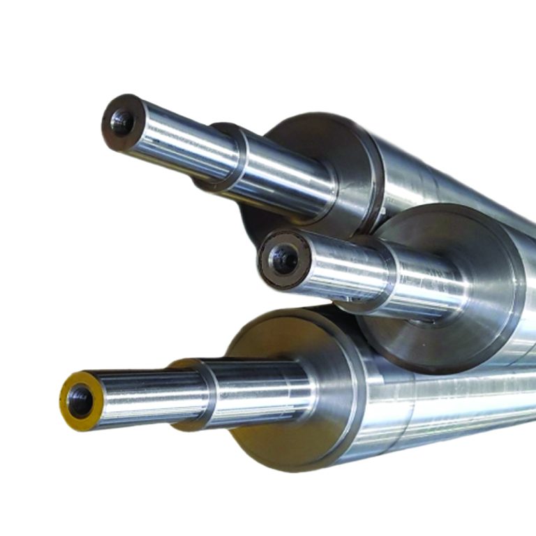 Shafted roller industrial
