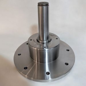 Revolving center with faceplate